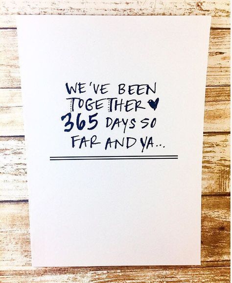 One Year Anniversary Card, Gifts For Boyfriend Long Distance, Anniversary Card For Boyfriend, Anniversary Cards For Boyfriend, Traditional Anniversary Gifts, Anniversary Boyfriend, Card For Boyfriend, Anniversary Frame, One Year Anniversary Gifts