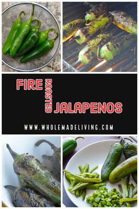 Fire roasted or grilled jalapenos are easy to make and add a delicious spicy kick to many dihes. Learn how to make perfect grilled jalapenos! Add roasted jalapenos to sauces, tacos, nachos, bbq sauce and more! Add this easy spicy kick to your grilling repetoire. Bbq Jalapeno Peppers, Jalapeno Grilled, Grilled Jalapeno Peppers, Grilled Jalapenos, Roasted Jalapeno, Jalapeno Recipes, Food Advertising, Best Vegetarian Recipes, Fire Roasted