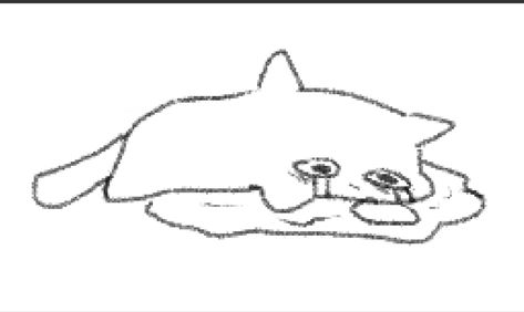 Animal Sketches Easy, Drawing Meme, Cat Crying, Cat Emoji, Goofy Drawing, Scared Cat, Cute Love Memes, Cat Doodle, Angry Cat