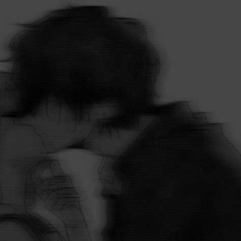 Pfp Boy, Emo Pfp, Best Anime Couples, Romantic Anime Couples, Cute Anime Profile Pictures, Kissing Couples, Anime Monochrome, Anime Love Couple, Dessin Adorable