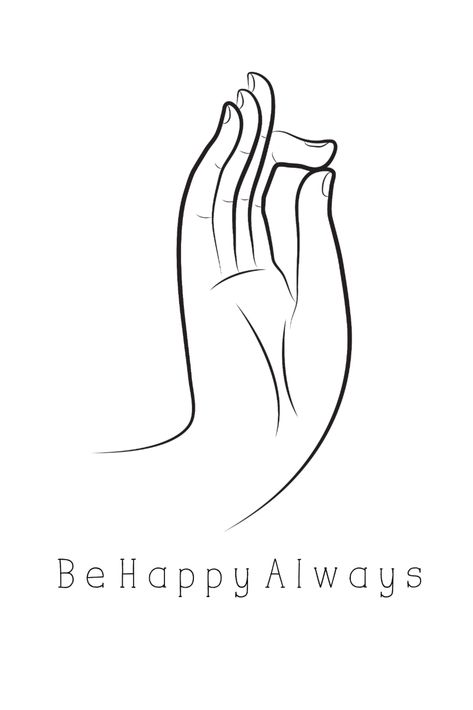 Buddha Hand Drawing, Buddha Hand Tattoo, Buddha Hand Gestures, Buddha Outline, Buddha Line Art, Lotus Hand Tattoo, Republic Day Images Pictures, Buddha Book, Buddha Vector