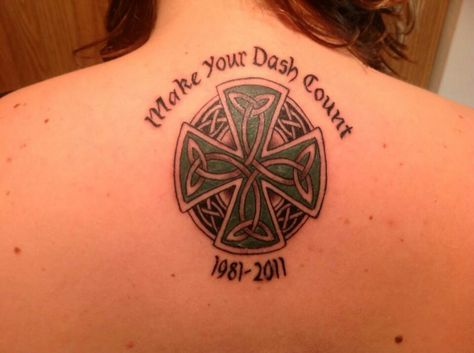 Irish memorial tattoo Irish Memorial Tattoo, Tattoos Memorial, Scottish Tattoos, Irish Tattoos, Skeleton Hand Tattoo, Shoulder Tattoos, Irish Pride, Memorial Tattoo, Shoulder Tattoos For Women