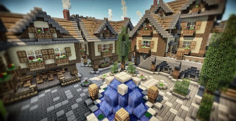 Minecraft Villages, Minecraft Movie, Modern Minecraft Houses, Minecraft Garden, Castle Architecture, Minecraft Village, Minecraft Houses Blueprints, Easy Minecraft Houses, All Minecraft