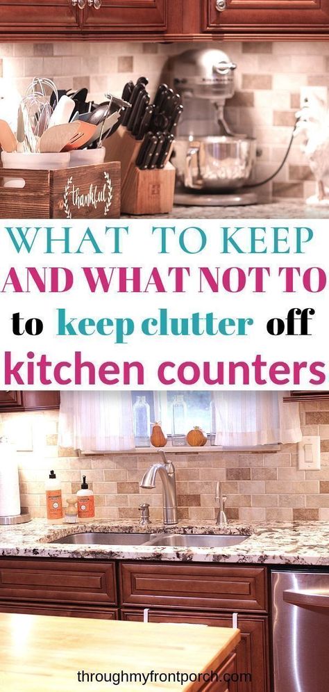 Kitchen Countertops Organization, Kitchen Countertop Organization Ideas, Declutter Kitchen Counter, Kitchen Organization Countertops, Small Kitchen Counter, Counter Clutter, Kitchen Countertop Organization, Kitchen Countertop Decor, Kitchen Counter Organization