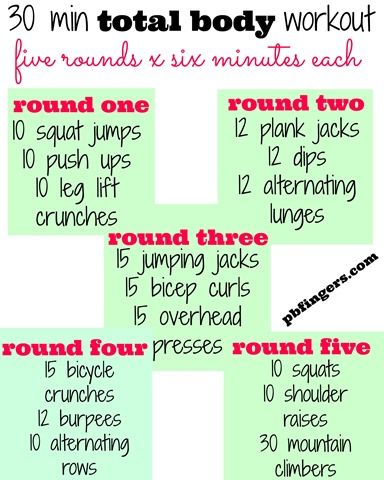 30 Min Workout, Amrap Workout, Peanut Butter Fingers, Butter Fingers, Workout For Women, 30 Minute Workout, Cardio Training, Circuit Workout, Total Body Workout