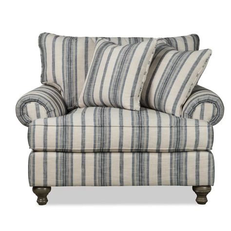 Paula Deen Home 54'' Wide Chair And A Half & Reviews | Wayfair Paula Deen Furniture, Wide Chair, Casual Chairs, Chair And A Half, Wayfair Furniture, Papasan Chair, Paula Deen, Turned Wood, Upholstered Arm Chair