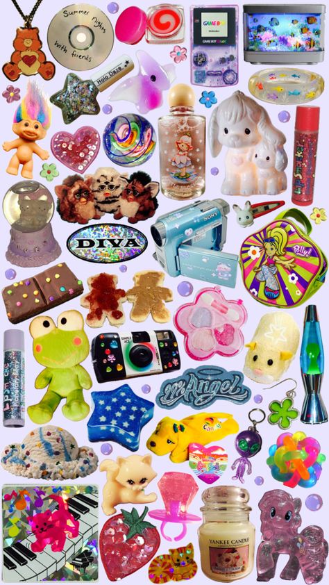 my childhood #collage #aesthetic #wallpaper #y2k #childhood #stickers #stuffedanimals #maximalism #90s #2000s #kidcore Childhood Stickers, Childhood Collage, Y2k Childhood, Aesthetic Wallpaper Y2k, Collage Aesthetic Wallpaper, 2000s Kidcore, Y2k Collage, Childhood Aesthetic, Childhood Memories 2000