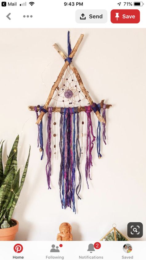 Dream Catcher Purple, Flower Dream Catcher, Purple Dreamcatcher, Floral Dream Catcher, Pink Dream Catcher, Dream Catcher Pink, Dream Catcher Gifts, Hippie Crafts, Boho Dream Catcher