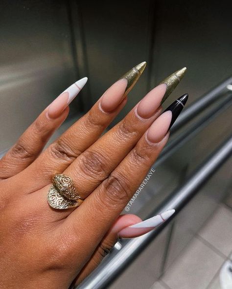 Tamara Renaye Nails, Tamara Renaye, Almond Stiletto, Nails Now, Classy Nails, My Nails, Almond, Nail Art, Nails