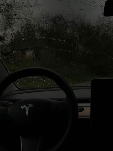 Tesla Dark Aesthetic, Tesla Model 3 Interior Aesthetic, Tesla Model 3 Aesthetic, Tesla Inside, Lamborghini Vision Gt, Hippie Car Interior, Inside Car Decorations, Abundance Aesthetic, Aesthetic Car Decor