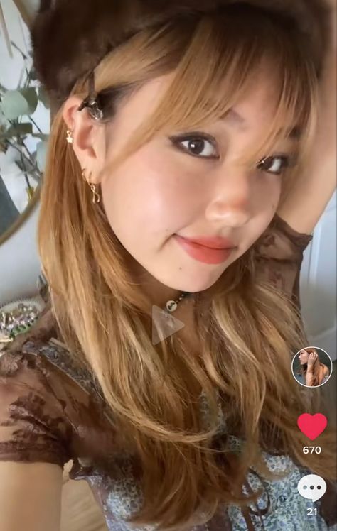 user: suburbanlawns on tiktok Colourful Hair, Amazing Hair, Cut My Hair, Strawberry Blonde, Gold Hair, Aesthetic Hair, Hair Looks, Dyed Hair, Hair Inspo