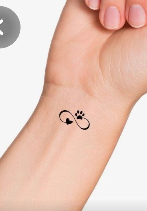 Tattoo Ideas With Dogs, Tattoo Ideas Female Dog Paw, Tattoo Ideas About Dogs, Tattoos Dogs Minimalist, Love Dog Tattoo Ideas, Tattoos In Remembrance Of Dogs, Pet Paw Tattoo Ideas, Dog Remembrance Tattoos, Tattoo Ideas Female Animals