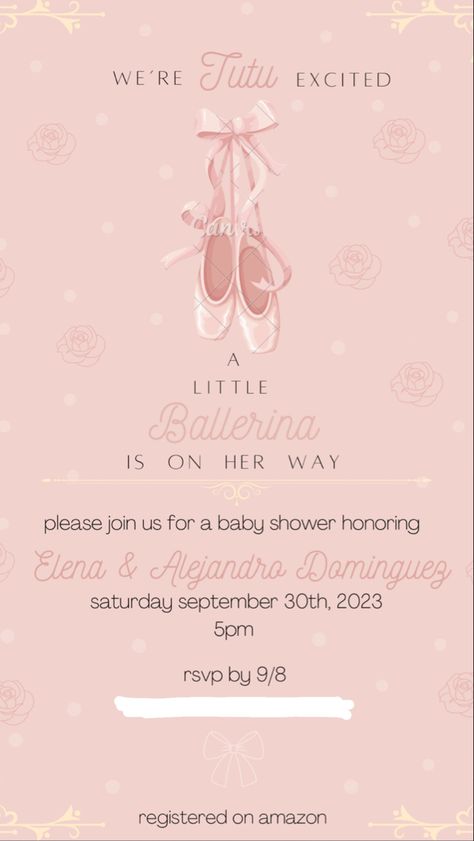 Swan Lake Baby Shower Ideas, Ballerina Theme Baby Shower Ideas, Ballet Baby Shower Ideas, Ballerina Baby Shower Ideas, Ballerina Theme Party, Ballerina Baby Shower Theme, Ballerina Baby Shower Invitations, Ballet Baby Shower, Ballerina Party Decorations