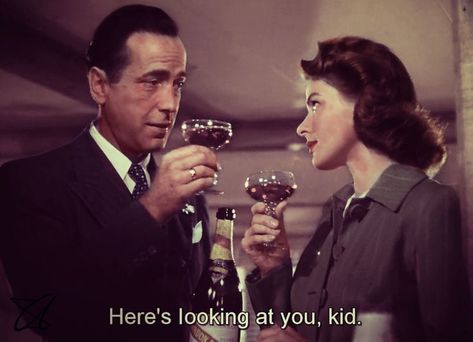 Rick Blaine, Casablanca 1942, Classic Movie Quotes, Ingrid Bergman, Color Film, Casablanca, Movie Quotes, Old Hollywood, Hollywood