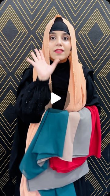 Easy Hijab Style, Unique Hijab, Hijabi Styles, Hijabi Style, Hijab Styles, Hijabi Fashion, July 17, Hijab Tutorial, Hijab Style