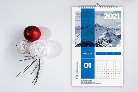 Wall Calendar 2021 Template by Branislav Kolar on @creativemarket #ad #affiliate Calendar Design Layout, Calendar Design Inspiration, Company Calendars, Wall Calender, Desk Calendar Design, Wall Calendar Design, Calendar Designs, Strong Font, Calendar Design Template