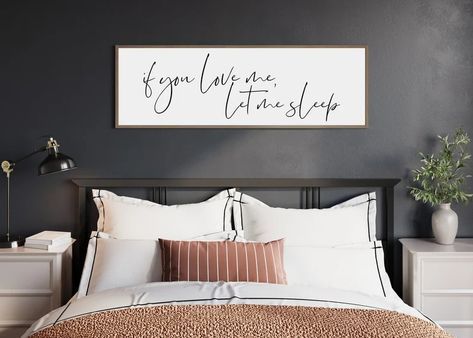 Bedroom Wall Decor Over the Bed, Master Bedroom Wall Decor, Above Bed Decor,bedroom Wall Art,bedroom Wall Decor,bedroom Signs,above Bed Sign - Etsy Decor For Above The Bed, Bedroom Signs Above Bed, Bedroom Decor Above Bed, Wall Decor Master, Decor Above Bed, Bed Wall Decor, Glam Bedroom, Text Frame, Above Bed Decor