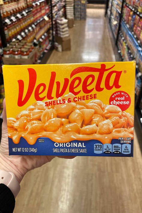 We Asked 3 Chefs to Name the Best Boxed Mac and Cheese, and They All Picked the Same One Box Mac And Cheese, Velveeta Shells And Cheese, Velveeta Mac And Cheese, Boxed Mac And Cheese, Cheese Brands, Cheese Sauce For Pasta, Thanksgiving 2023, Cheese Stuffed Shells, Block Of Cheese