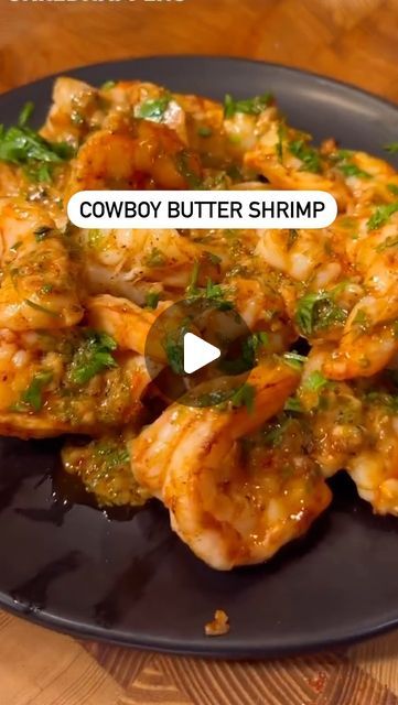 Gluten Free | Low Sugar Diet 🌎 on Instagram: "Cowboy Butter Shrimp Credit 🎥: @shredhappens via @side.hustletechketo   Instructions: 1. First, the shrimp. Grab 1lb wild, peeled, and deveined shrimp. Carefully butterfly down the middle. Add to a bowl. Season with 1 tosp olive or avocado oil, a couple pinches salt, fresh cracked pepper, 1 tsp paprika and 1/2 tsp garlic powder. Mix well. 2.Get a pan on medium-high heat. Drizzle 1 tosp avocado or olive oil, then cook the shrimp for about 90 seconds on the first side and about 60-90 seconds on the other side. You don’t want to overcook shrimp as it becomes rubbery. 3. For the sauce, grab a sauce pan and bring it to medium heat. Drizzle with 1 tsp avocado or olive oil and add in 4 to 5 finely minced garlic cloves, a small pinch salt, pepper, 1/ Cold Shrimp Meals, Cowboy Butter Shrimp Recipe, Ground Shrimp Recipes, Butterflied Shrimp Recipes, Shrimp Pistolettes Recipe, Shrimp Recipes For A Crowd, Cowboy Butter Shrimp, Shrimp With Heads On Recipes, Black Tiger Shrimp Recipes