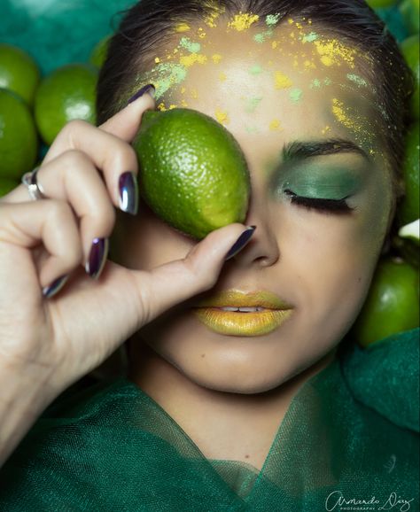 Lime photo idea. Portrait photo with lime 😉 Lime Photoshoot, Start Business Ideas, Lime Girl, Woman Photoshoot, Start Own Business, Fruit Shoot, Business To Start, Best Business To Start, Perfectionism Overcoming