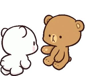 Milk And Mocha Cute Sticker - Milk And Mocha Cute Adorable - Discover & Share GIFs Mocha Bear Gif, Milk And Mocha, Cuddle Love, Mocha Bear, Hug Gif, Bear Gif, Chibi Cat, Milk & Mocha, Cute Bear Drawings