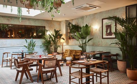 London’s Bar La Rampa is a Cuban feast for the eyes - The Spaces Cuban Restaurant, London Bars, London Restaurants, Small Places, Outdoor Dining Area, Restaurant Interior, Cafe Design, Architect Design, Bar Design