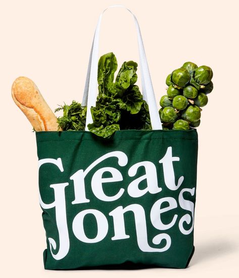 Great Jones, Earthy Style, Food Hub, Graphic Motif, Fruit Shop, Food Package, Food Branding, Organic Style, Branding Inspo