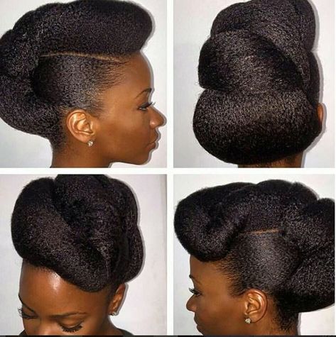 Hair Updos For Black Women, Updos For Black Women, Natural Hair Updos, Updo Cabello Natural, Marley Hair, Updo Styles, Easy Updos, 4c Hair, Natural Hair Updo