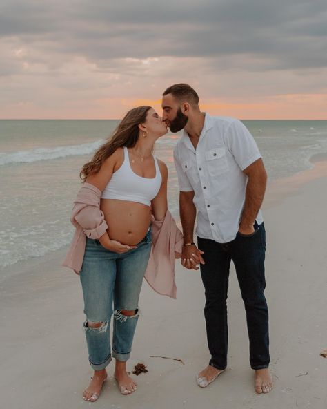 So much joy in documenting little growing families 🥺💕 • • • • • • #maternityphotography #maternity #maternityshoot #babyontheway #sarasotamaternityphotographer #sarasotamoms #sarasotaphotographer #sarasotaphotography #bradentonphotographer #bradentonfamilyphotographer #sarasotafamilyphotographer #unscriptedposingapp #candidchildhood #siestakeyphotographer #siestakeybeach #unscriptedposingapp Jeans Beach Maternity Shoot, Maternity Pics On Beach, Maternity Photo Poses Couple, Beach Maternity Photos Family, Beach Maternity Photos Couples, Maternity Photos Beach, Beach Maternity Pictures, Bump Pics, Family Maternity Pictures