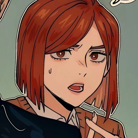 Jjk Trio Fanart, Nobara Kugisaki Pfp, Kugisaki Nobara Icons, Nobara Icon, Spiderman Comic Art, Jjk Icons, Kugisaki Nobara, Yandere Manga, Nobara Kugisaki