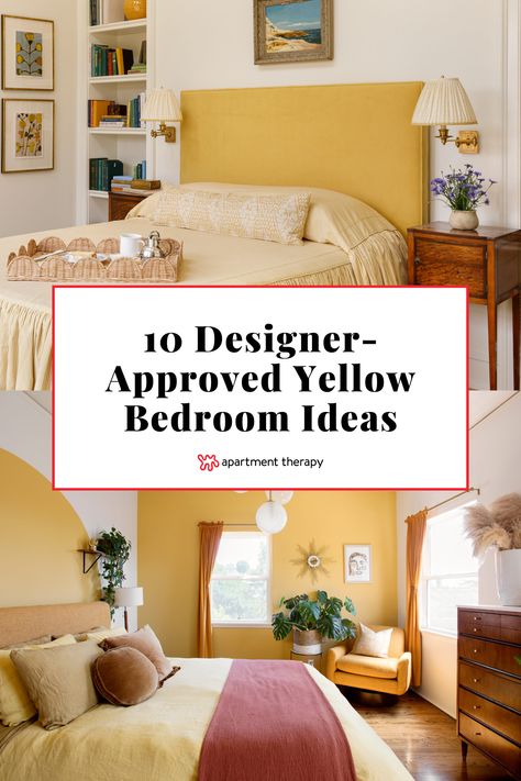 The following yellow bedroom ideas offer something for every style at any age that will make bringing this cheery color into your home as appealing as ever. Yellow And Wood Bedroom, Yellow Beige Bedroom Ideas, Yellow Guest Bedroom Ideas, Yellow Yoga Room, Yellow Bed Bedroom, Yellow Carpet Bedroom, Yellow Wall Decor Bedroom, Yellow Pink Bedroom Ideas, Yellow Wall Bedroom Ideas Decor