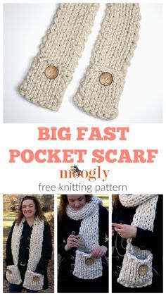 Scarf With Pockets, Pocket Scarf, Pocket Scarves, Crochet Scarf Pattern Free, Crochet Abbreviations, Weekly Newsletter, Scarf Knitting Patterns, Scarf Crochet Pattern, Crochet Cowl