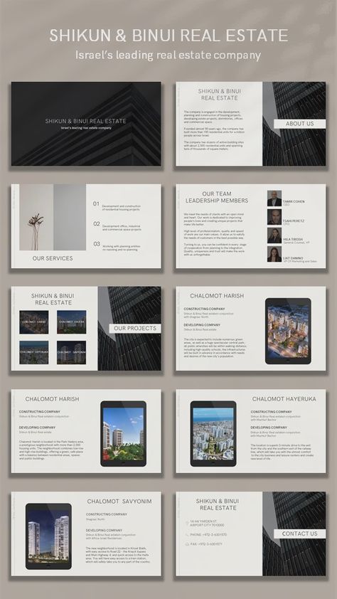 Real Estate Pitch Deck Design, Real Estate Presentation Design, Real Estate Presentation, Real Estate Brochure, Ppt Template Design, Company Presentation, Presentation Design Layout, Listing Presentation, Corporate Presentation