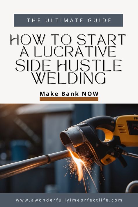 Welding Ideas, Welding Shop, Welding Jobs, Welding Tips, Metal Welding, Work From Home Opportunities, Niche Marketing, Side Jobs, Career Success