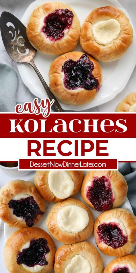 Crescent Roll Kolaches Recipe, Easy Cheese Danish Recipe With Rhodes Dinner Rolls, Rhodes Rolls Kolaches, Bread Machine Kolaches Dough, Runzas With Rhodes Rolls, Fruit Kolaches, Kolache Nut Roll Recipe, Kolaches Recipe Easy, Sausage And Cheese Kolaches