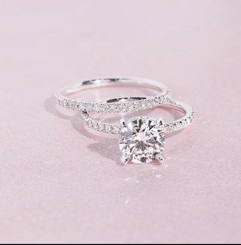 Traditional Wedding Jewellery, Set Rings, Double Wedding Rings, Stackable Rings Wedding, Double Wedding, Trendy Ring, Couple Rings, Engagement Jewelry, Rings For Women