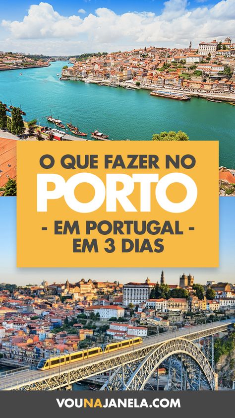 Um super post que vale por um guia com o que fazer no Porto e também em Vila Nova de Gaia, norte de Portugal em um roteiro de 3 dias. Portugal Porto, Portugal Travel, Porto Portugal, Sydney Harbour Bridge, Van Life, Vacation Trips, Europe Travel, Travel Blogger, City Photo