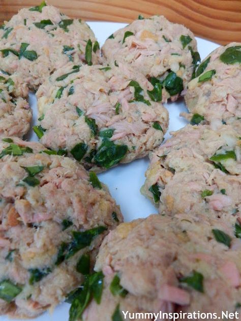 Canned Spinach Recipes, Easy Tuna Recipes, Healthy Tuna Recipes, Spinach Burgers, Tuna Dishes, Easy Burger Recipe, Healthy Tuna, Liver Recipes, Healthy Baby Food