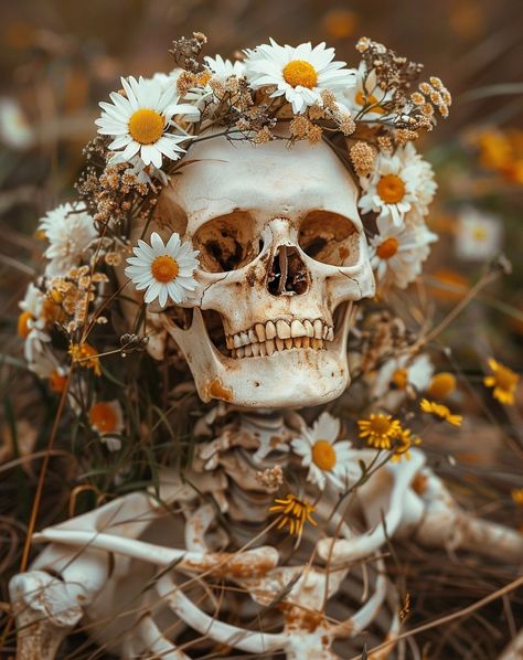 - - Happy May Day! - - 🌼🌼🌼 🦋© by ADA 🦋 #may #spring #flowers #skeletons #macabre #digitalpainting #darkart #darkmood #mystic #fantasy #conceptart #artwork #midjourney #artistsoninstagram #artoftheday #digitalartwork #fantasy #gothic 💠My pictures are created with passion, using a combination of AI like Midjourney, photography, Photoshop, and self-edited images. 💠 Skeleton Photography, Skeleton Aesthetic, Random Reference, Happy May Day, Wood Illustration, Dark And Twisty, Reference Pics, Skull Island, Photography Photoshop