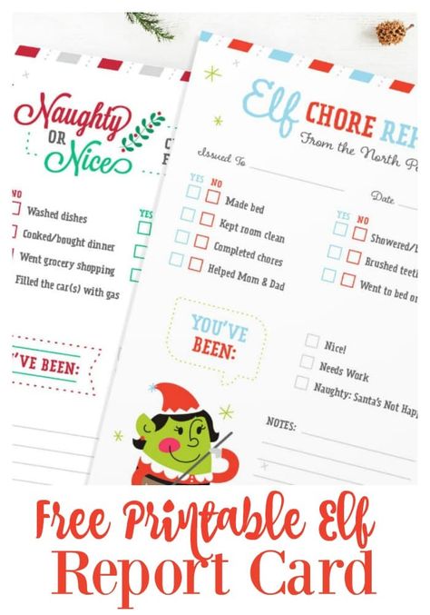 Elf Cards Free Printable, Elf Report Card Printable Free, Elf On The Shelf Report Card, Elf On The Shelf Report Card Printable Free, Elf On The Shelf Nice List Printable, Elf On The Shelf Report Card Printable, Elf Nice List Free Printable, Free Editable Elf On The Shelf Notes, Kindness Elf