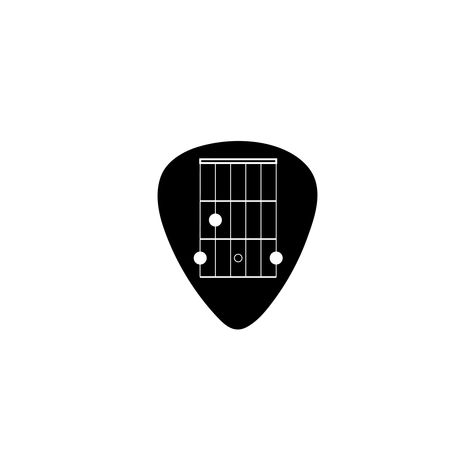 Guitar Logo Design, Guitar Plectrum, Guitar Logo, Playlist Covers Photos, Icon White, Illustration Branding, Phone Icons, Music Collection, Iphone Photo App