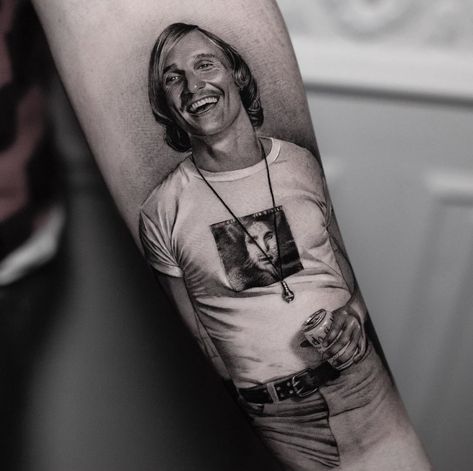 Dazed And Confused Tattoo, Confused Tattoo, Slater Dazed And Confused, Mockingbird Tattoo, Still I Rise Tattoo, Dazed And Confused Movie, Dazed Confused, Black White Tattoos, Movie Tattoos