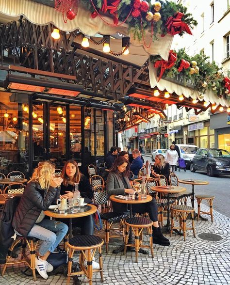 Le Compas Sidewalk Cafe, Parisian Cafe, Cafe Bistro, Outdoor Cafe, French Cafe, Paris Cafe, Coffee Shop Design, French Bistro, Outdoor Restaurant