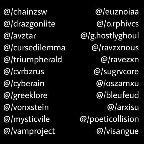 User Names For Discord, Cool Discord Usernames, Names For Rpw Account, Cyberpunk Username Ideas, Discord User Ideas Y2k, Display Name Ideas Y2k, Discord Username Ideas Emo, Goth Username Ideas Instagram, Y2k Usernames For Instagram