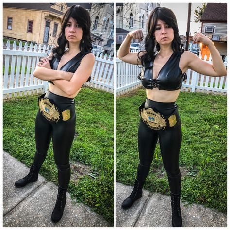 WWE Chyna Halloween Costume Chyna Wwe Costume, China Wrestler, Wrestler Halloween Costume, Wwe Chyna, Wrestler Costume, Wwe Costumes, Costume Makeup, Women's Costumes, Cosplay Outfits