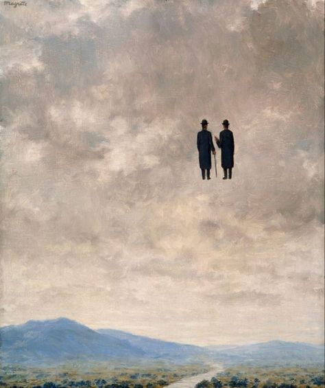 'The Art of Conversation' 1963 by René Magritte (1898-1967) The Art Of Conversation, Rene Magritte Art, Art Of Conversation, Magritte Paintings, Magritte Art, Art Mini Toile, René Magritte, Max Ernst, Rene Magritte