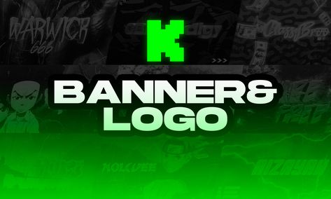 Kick Banners & Logos | 2023 Vol.1 by Gstaik Designs Banners, ? Logo, Pins, Design, Logos