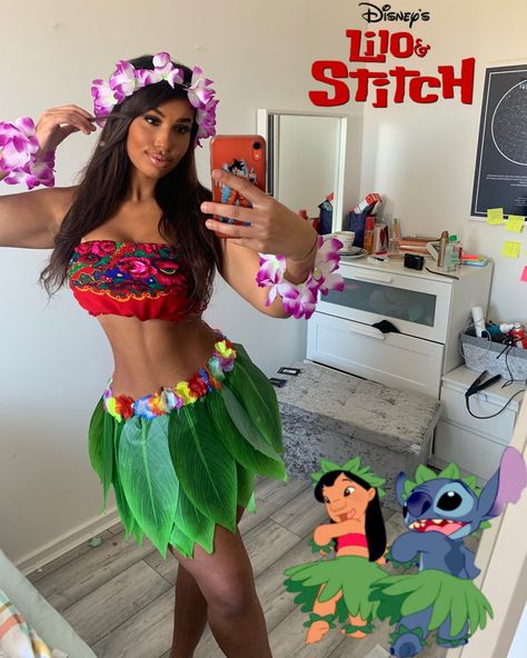 Lilo Stitch Costume, Lilo And Stitch Costume, Ur Welcome, Stitch Costume, Halloween Queen, College Halloween, Girl Halloween, Halloween Costumes College, Disney Character