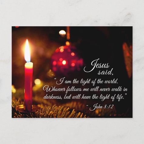 Merry Christmas Images Free, I Am The Light, Christmas Wallpaper Hd, John 8 12, Christmas Card Sayings, Christmas Bible Verses, Christmas Prayer, Indoor Ideas, Christ Centered Christmas