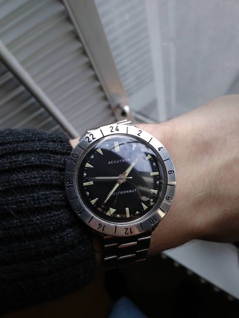 Bulova Accutron Astronaut Bulova Accutron, Omega Watch, Rolex, Clock, Funny